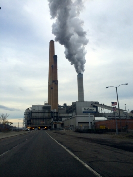 First Energy Coal Power Plant on Route 7 in Ohio
