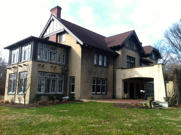 Rear view of Maurice Knight Home in Akron Ohio