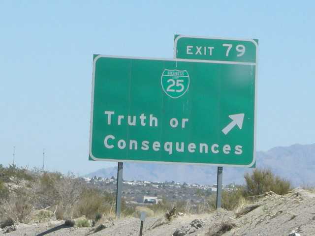 Truth or Consequences Flickr Einalem