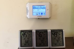 Calibrating an Ecobee thermostat and multiple temperature and relative humidity monitors