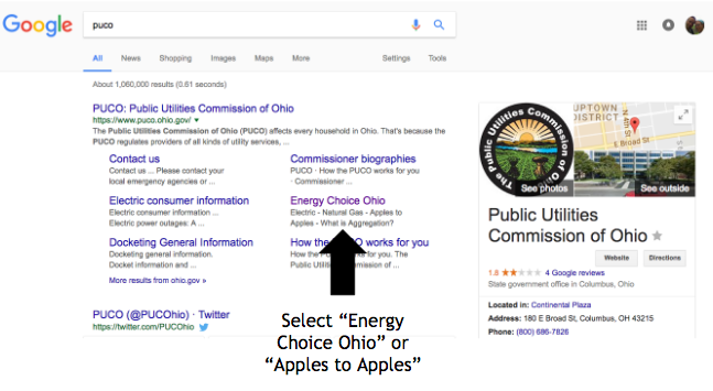 Ohio Apples To Apples Chart